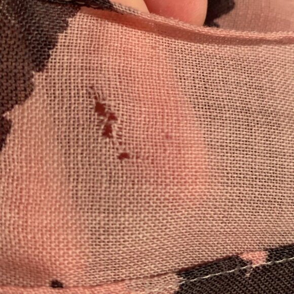 Vintage 80s  Album by Kenzo pink & black tiger stripped wool faded scarf - Picture 8 of 8